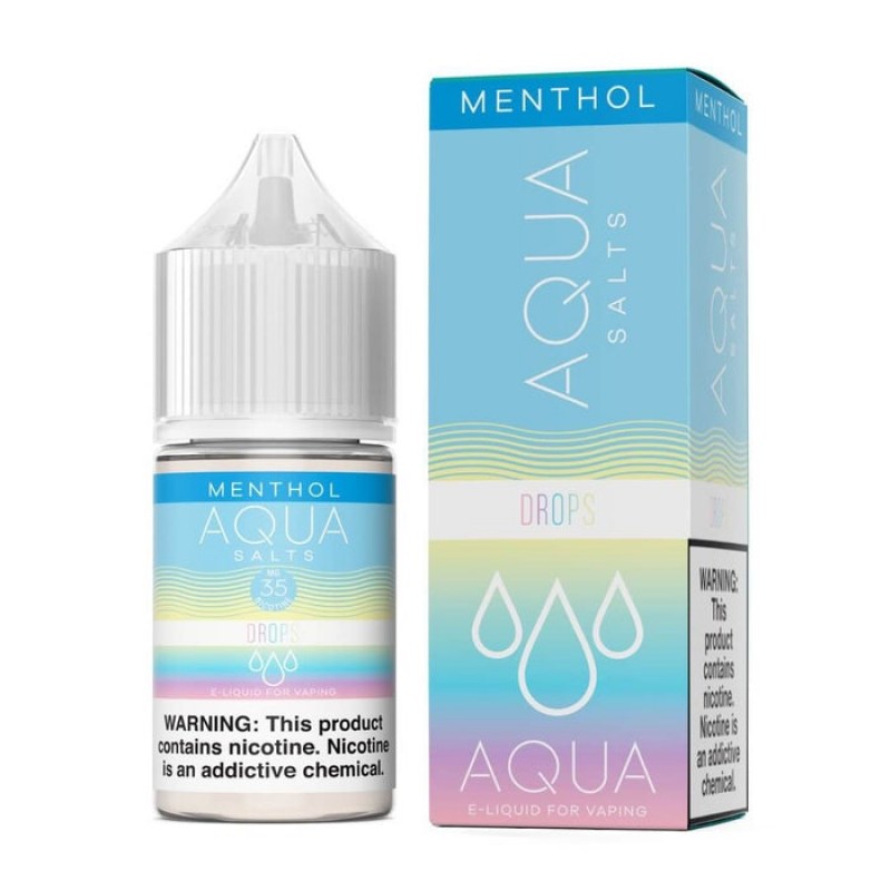 Aqua Menthol Salt Drops eJuice