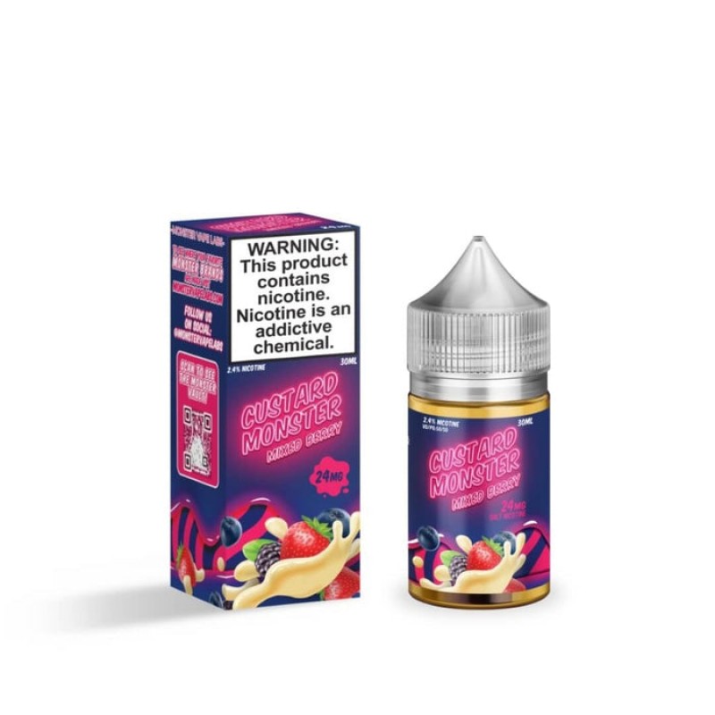 Custard Monster Salt Mixed Berry eJuice