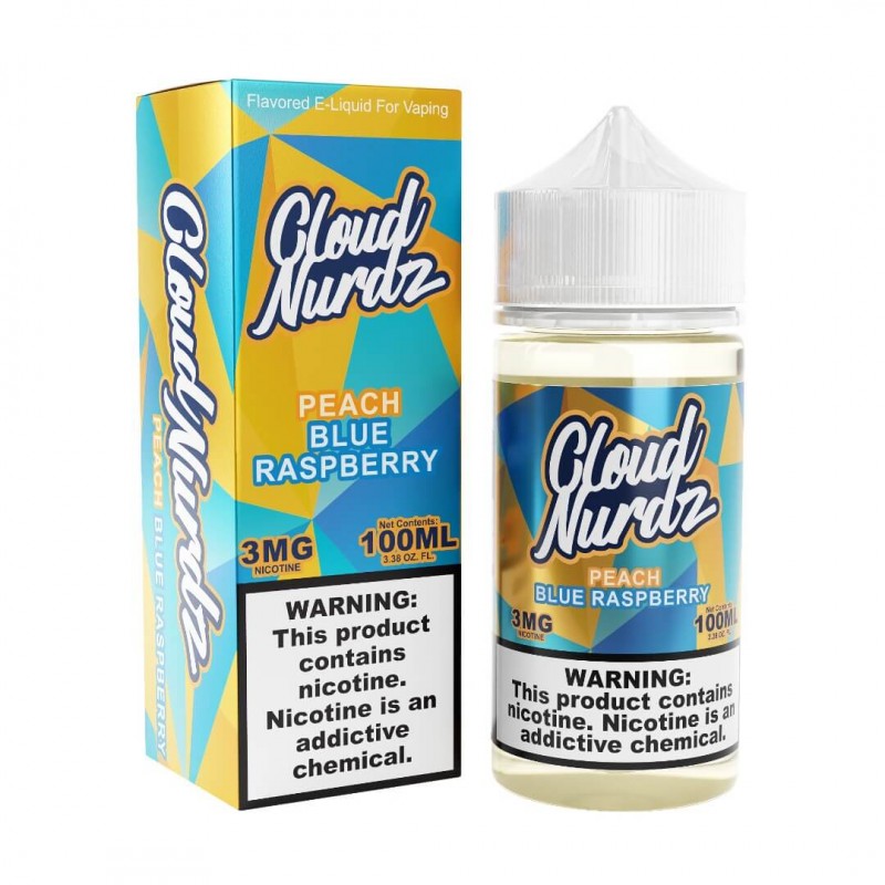 Cloud Nurdz Peach Blue Raspberry eJuice